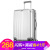 広東省にある地名（BOYI）24センチ男女史ABS+PCスーツケース360°キャバクタ送箱BY-16009光りく銀色