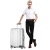 広東省にある地名（BOYI）24センチ男女史ABS+PCスーツケース360°キャバクタ送箱BY-16009光りく銀色