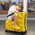 ZEFERコガモの子供用スポーツスポーツは360°キャバクタに乗ることができます。スーツケースの男性の赤ちゃんTSAロックにはスポツーケを搭載しています。女性の黄色の24 inチ（5-10歳にふさわしいです。）