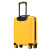 ゼル24セミチ旅行箱男女TSAロックを搭载した360°カラスタ机内持ち込み可学生革箱黄色