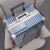 御旅の新型PC 360°キャタシーの人気女性20セチア機内に持ち込み可のサブスーツケース男性ハードボックスTSAロック搭載箱青色26セチアン
