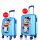 青い牛の子供用スーツケース
